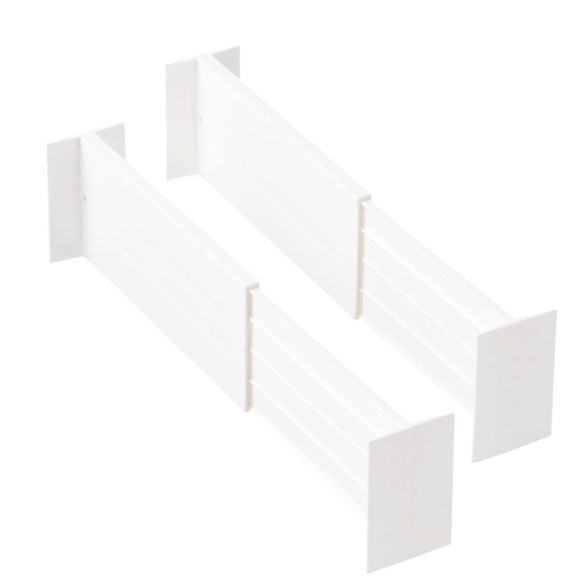 NWOT Dream Drawer Organizers White expand from 12” to 18” (two included) - Picture 1 of 2